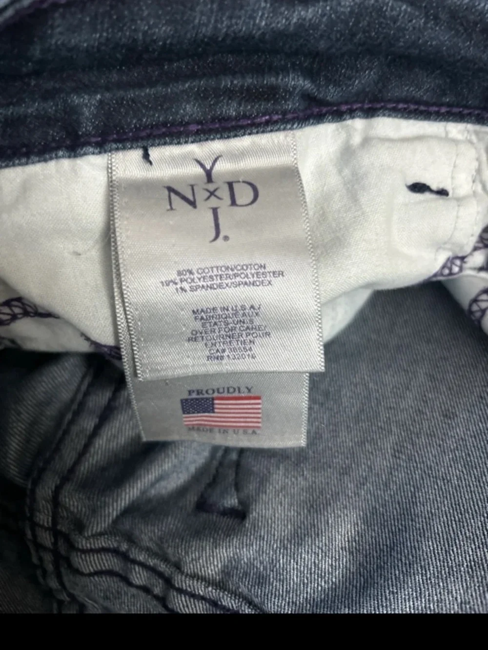 NYDJ Women's Dark Indigo Straight Leg Jeans  Lift  Tuck Technology Size 10
